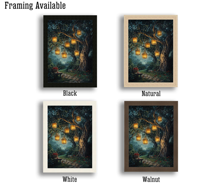 Vintage Forest Print | Dark Academia Antique Landscape Art
