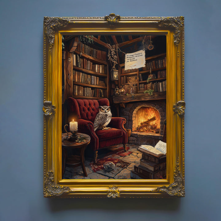 Spell Book Library Print: Vintage Gothic Cottagecore Wall Decor