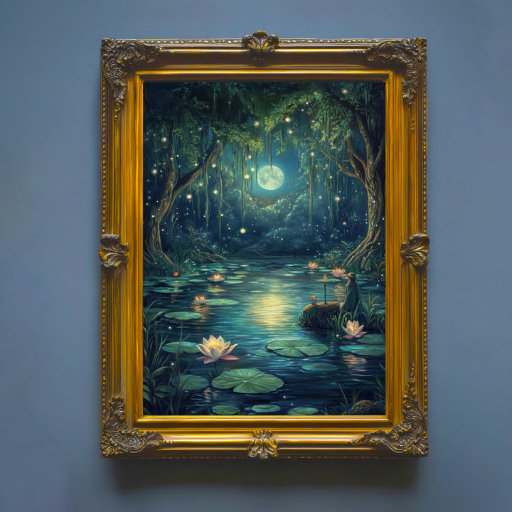 Witch's Pond Art Print | Vintage Cottagecore Wall Decor