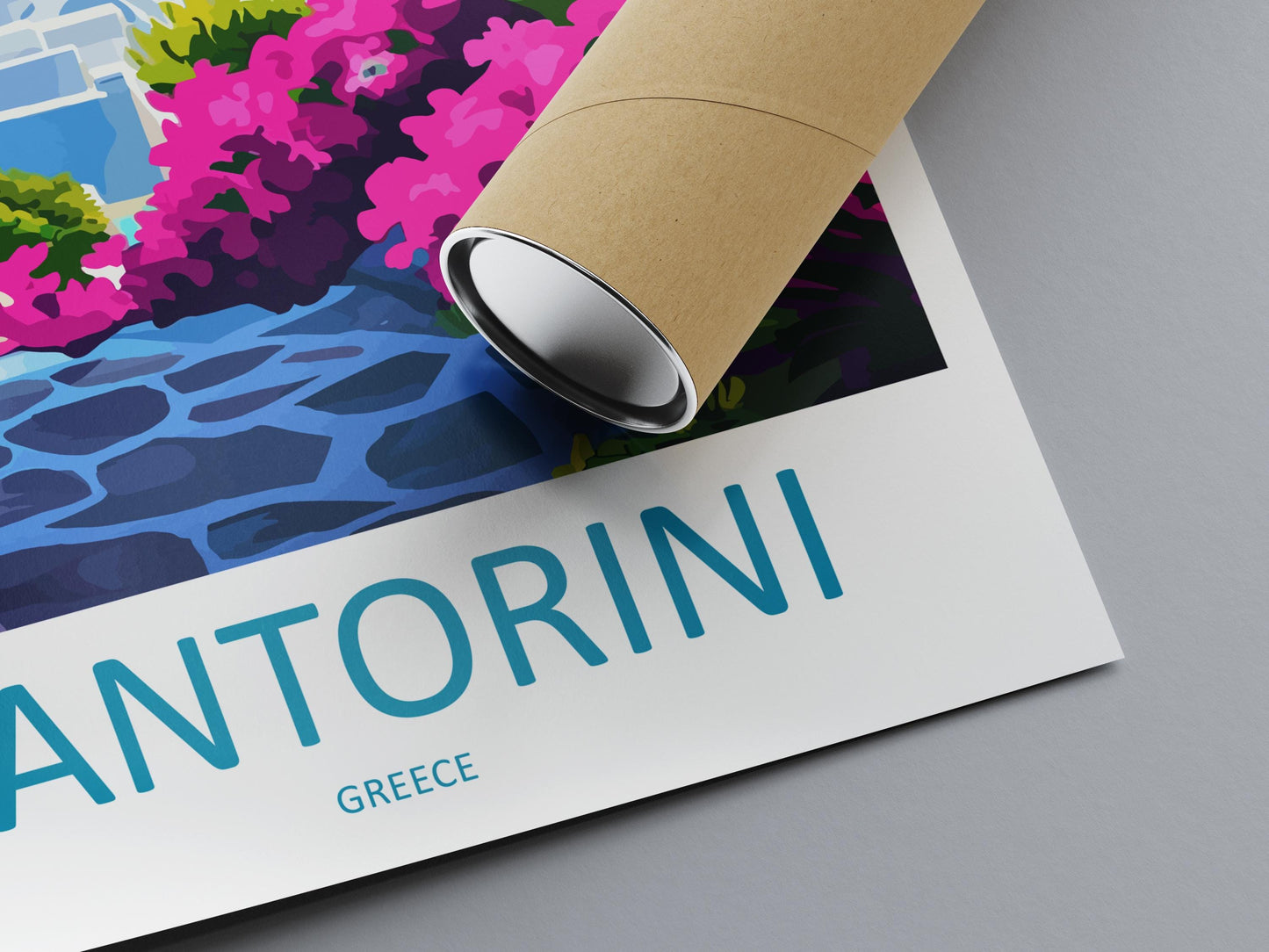 Santorini Travel Print Santorini Wall Art Greece Island Poster Cycladic Decor Gift for Mediterranean Lover Coastal Sunset Art