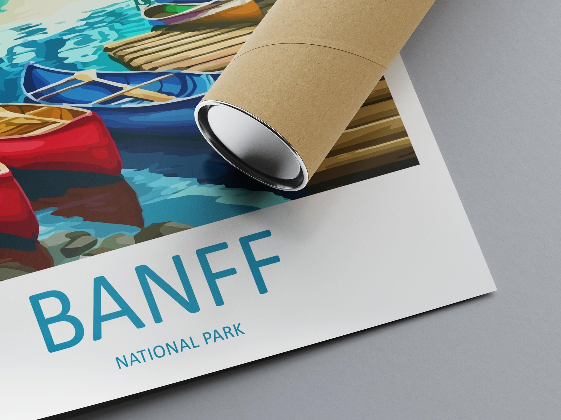 Banff National Park Print Canada Wall Art Mountain Landscape Poster Nature Decor Gift for Adventure Lover Scenic Wilderness Art