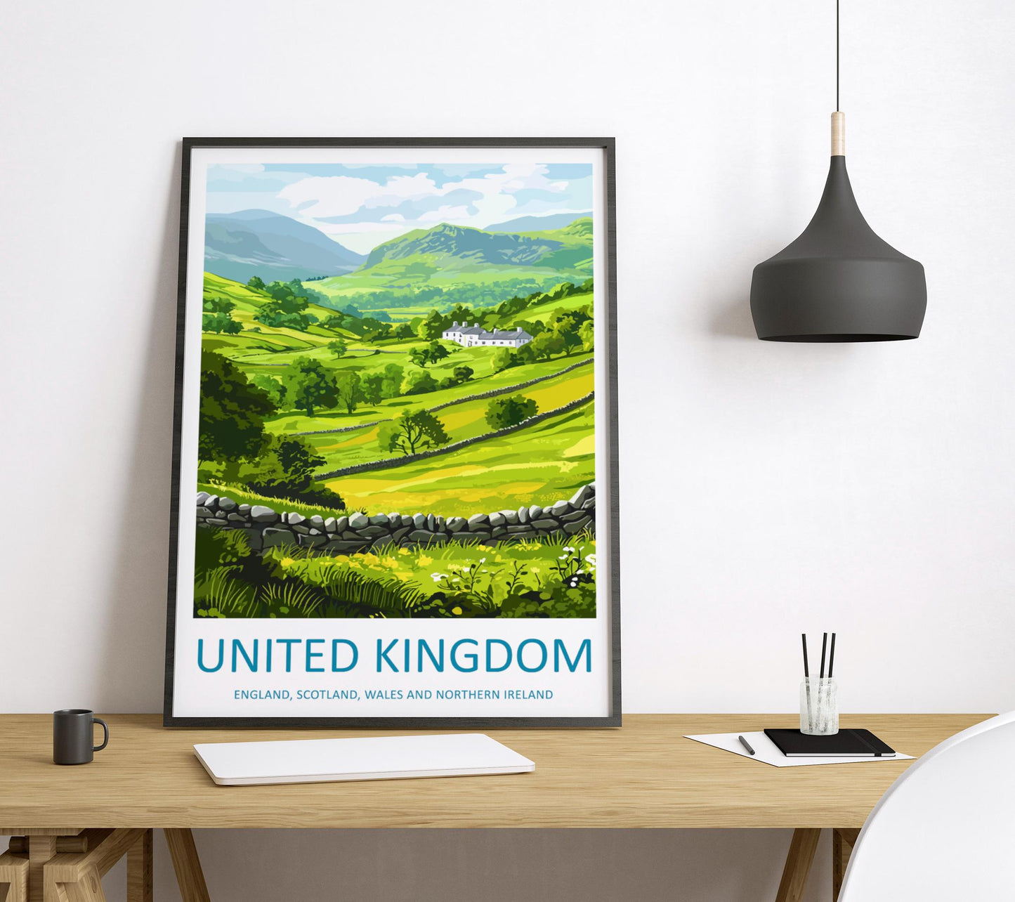 United Kingdom Travel Print UK Wall Art Landscape & City Poster British Decor Gift for History Lover Scenic Heritage Art Print