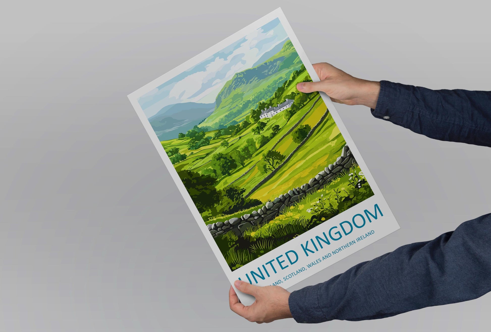United Kingdom Travel Print UK Wall Art Landscape & City Poster British Decor Gift for History Lover Scenic Heritage Art Print
