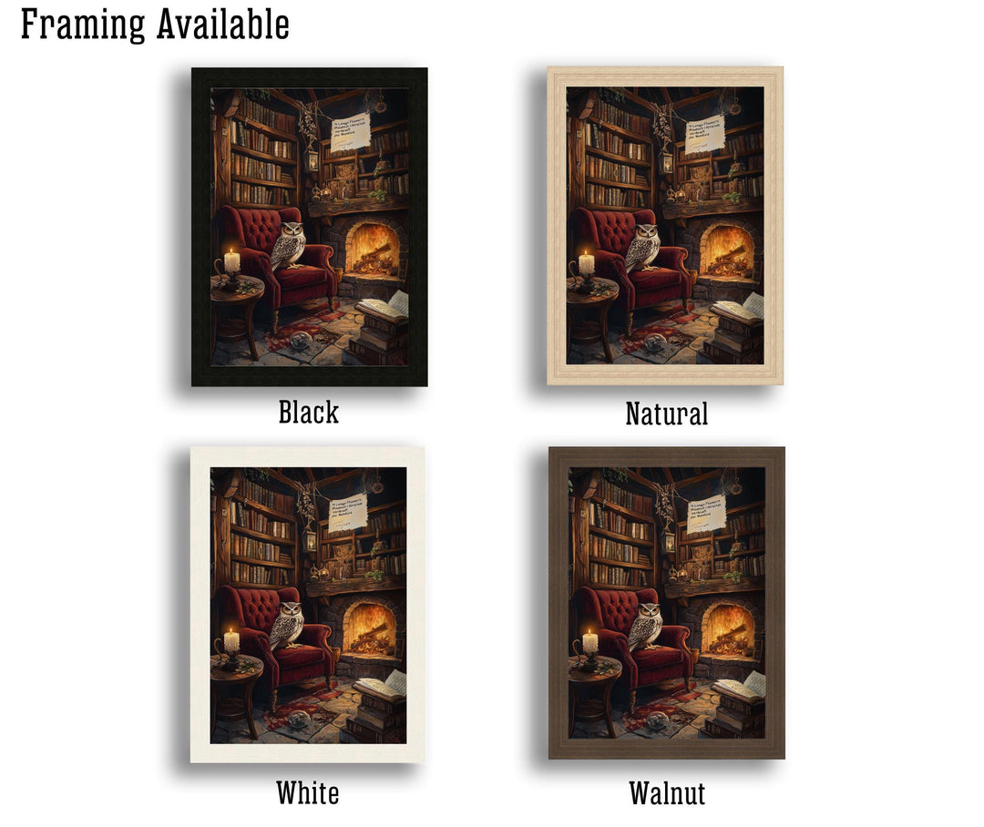 Spell Book Library Print: Vintage Gothic Cottagecore Wall Decor