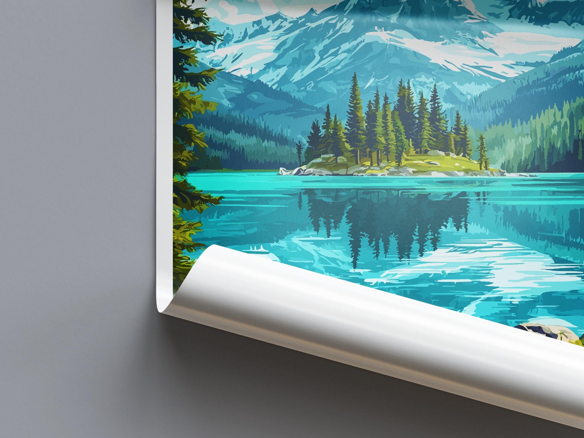 United States Travel Print USA Wall Art Landscape Poster American Decor Gift for Adventure Lover National Parks & Cities Art