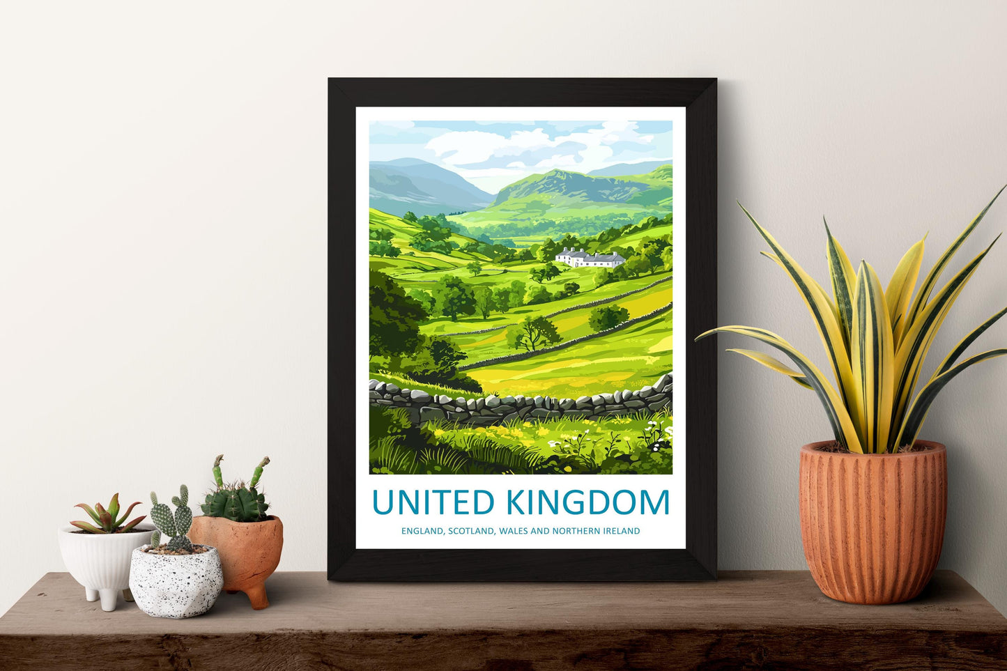United Kingdom Travel Print UK Wall Art Landscape & City Poster British Decor Gift for History Lover Scenic Heritage Art Print