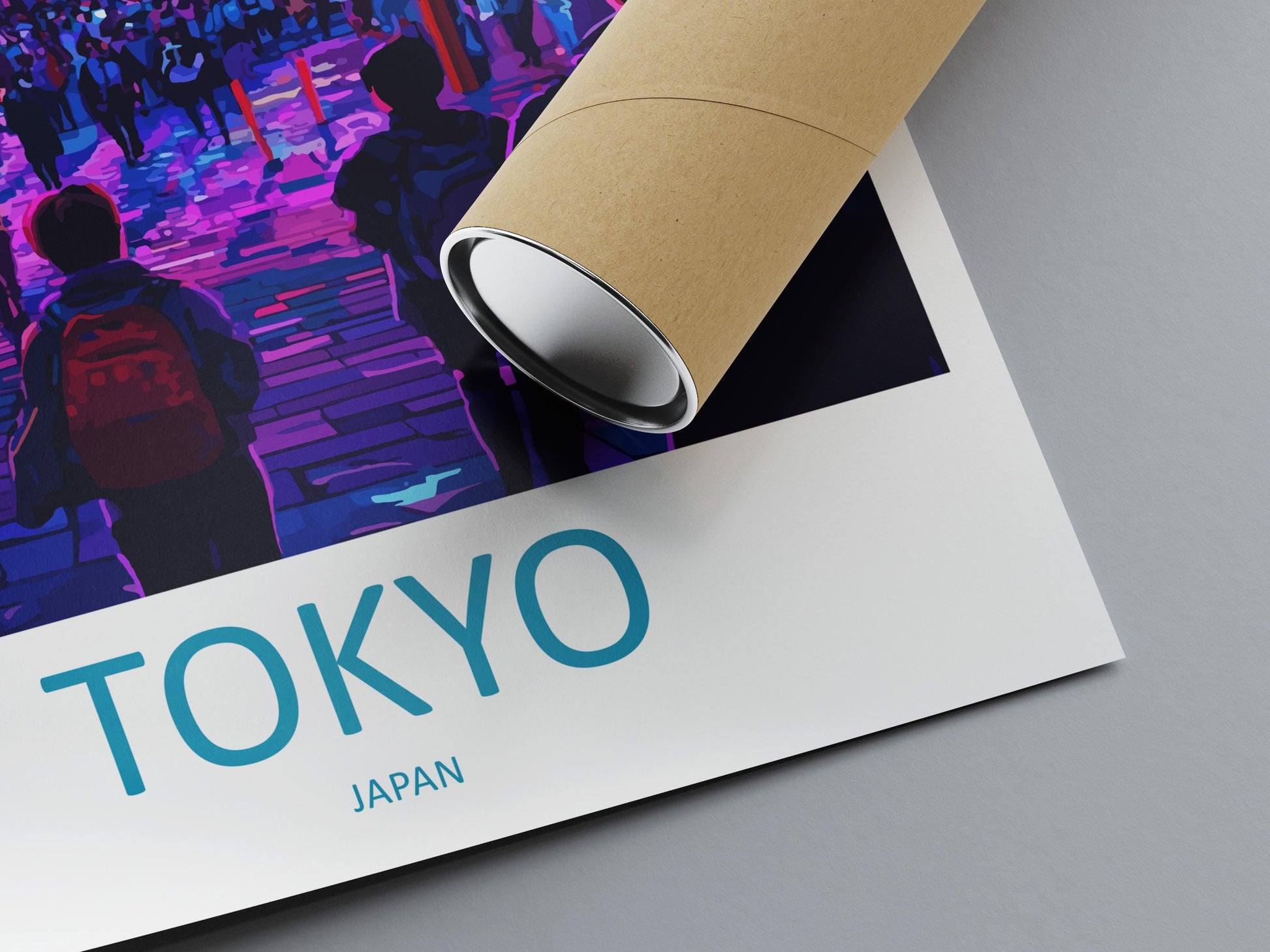 Tokyo Travel Print Japan Wall Art Cityscape Poster Neon Decor Gift for Culture Lover Urban Skyline Landscape Art Print