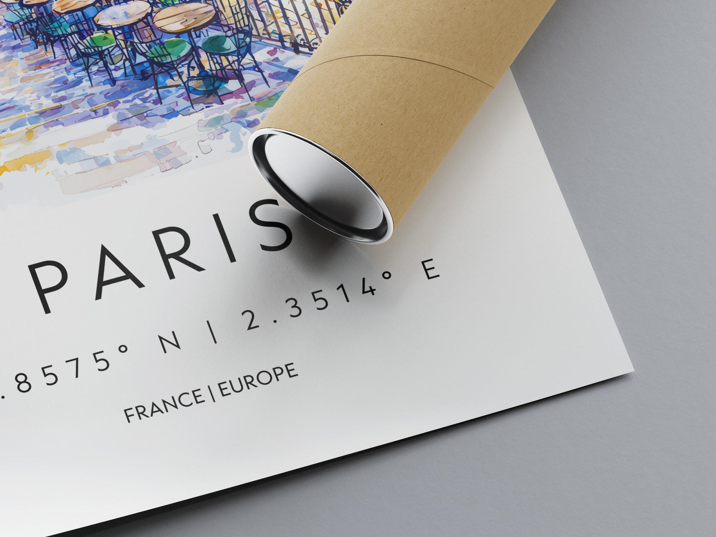 Paris Watercolor Poster Paris Travel Print Paris Wall Art Paris Cityscape Painting Paris Souvenir France Home Decor