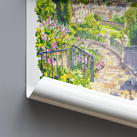 Bath Watercolor Poster Bath Travel Print Bath Wall Art Bath Cityscape Painting Bath Souvenir Architecture UK Decor
