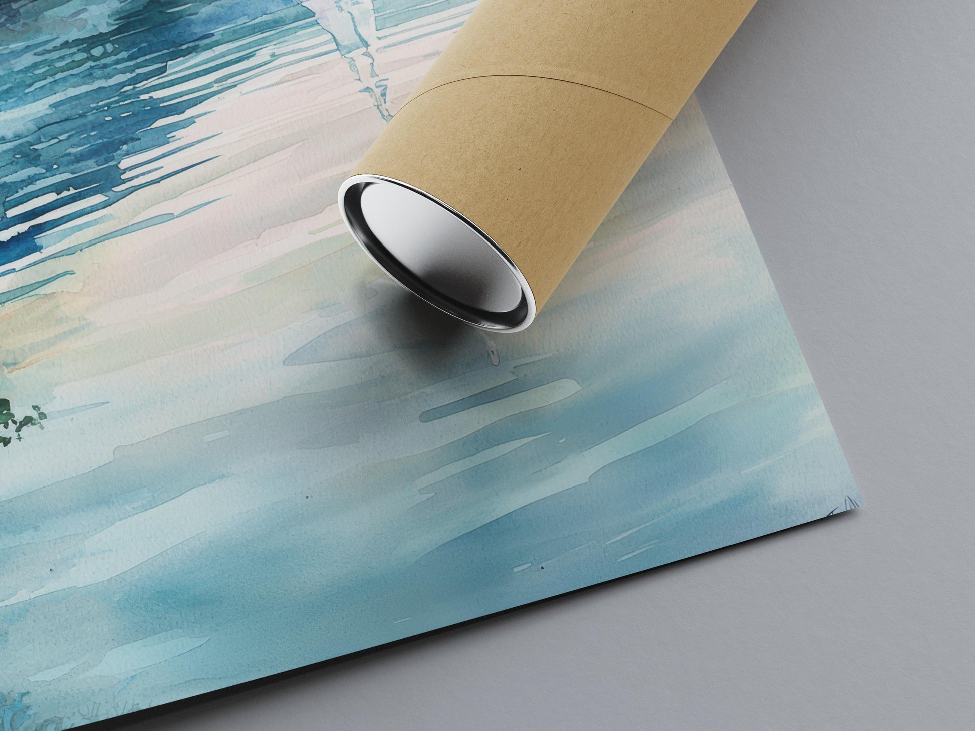 Windermere Watercolor Poster Windermere Travel Print Windermere Lake District Art Windermere Nature Decor