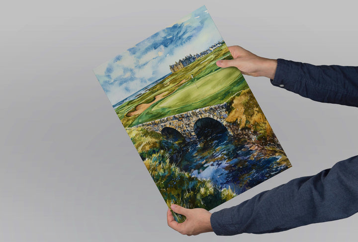 St Andrews Watercolor Poster St Andrews Golf Print St Andrews Travel Art St Andrews Scotland Decor St Andrews Wall Art