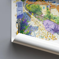 Antibes Watercolor Poster Antibes Travel Print Antibes Wall Art French Riviera Painting Antibes Souvenir Coastal Decor
