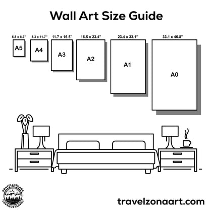 San Francisco Travel Poster California Wall Art Golden Gate Print City View Illustration Bay Area Decor San Francisco Gift Souvenir