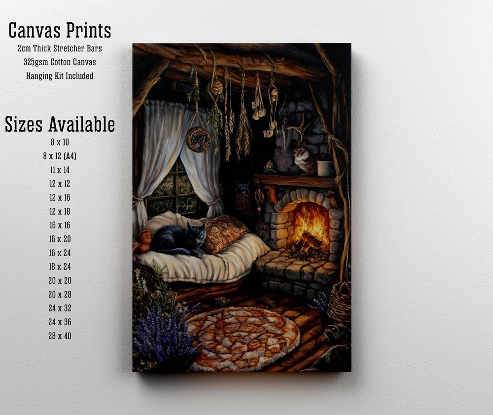 Cottagecore Forest Print: Vintage Woodland Nook Art