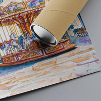 Angers Watercolor Poster Angers Travel Print France Wall Art Angers Decor Chateau Scene Loire Valley City View Historic Architecture Print