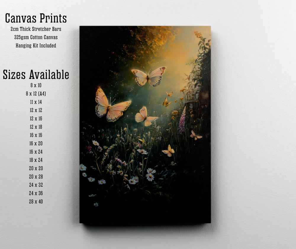 Butterfly Cottagecore Print | Vintage Nature Art Poster