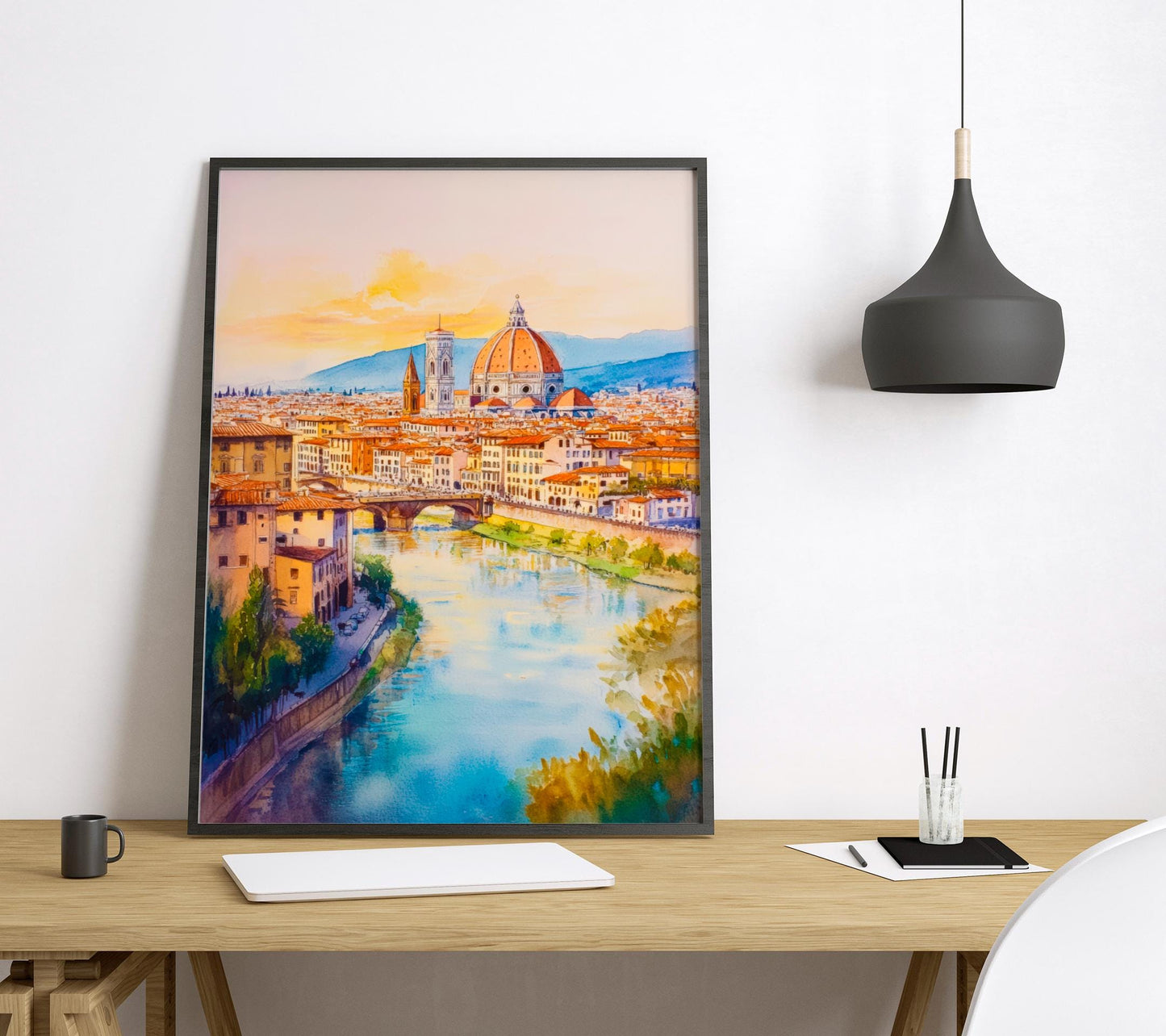Florence Watercolor Poster Wall Art Florence Wall Decor Home Décor Florence Gift Art Lovers Italy Art Lover Gift, Travel Souvenir Print
