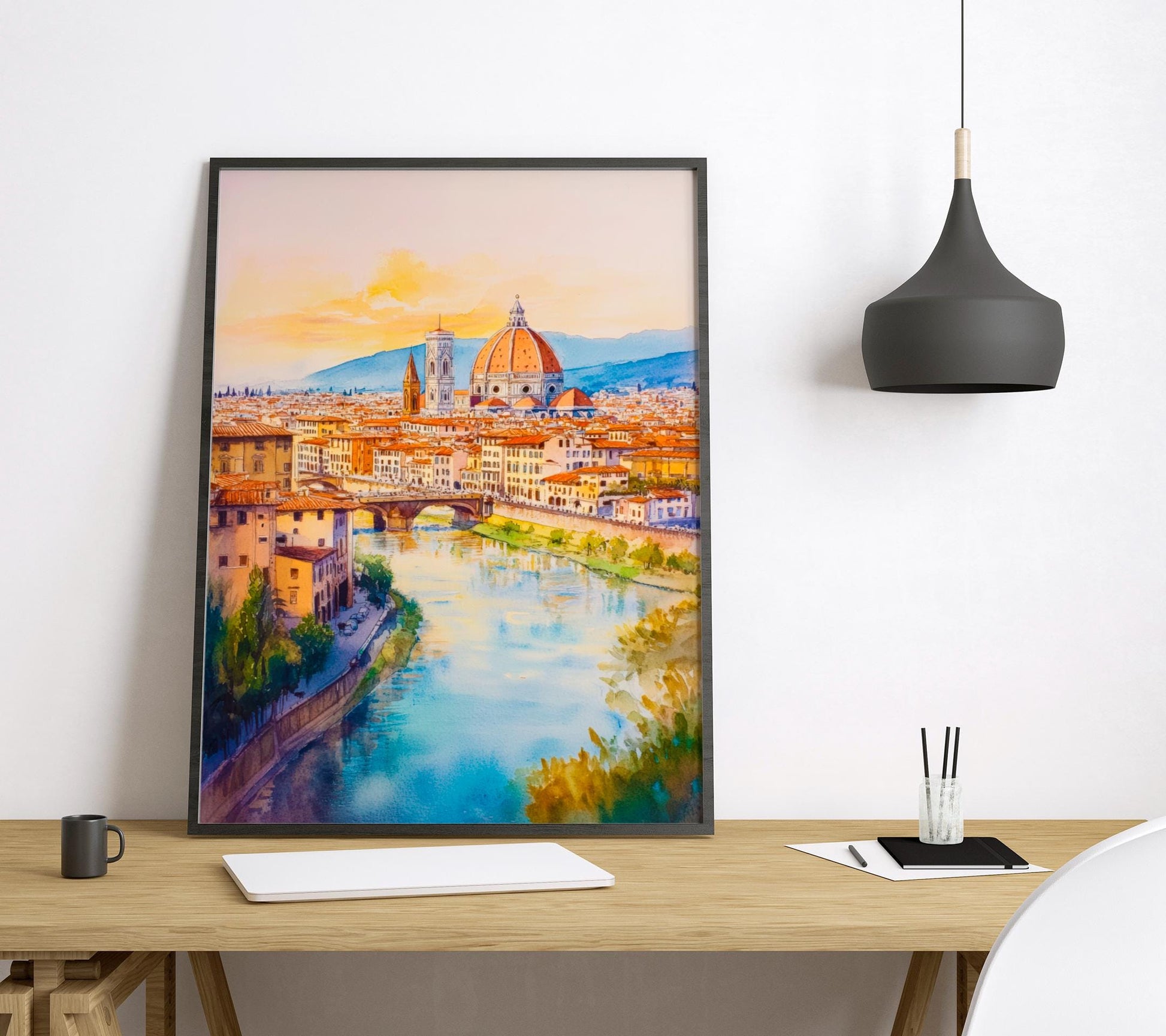 Florence Watercolor Poster Wall Art Florence Wall Decor Home Décor Florence Gift Art Lovers Italy Art Lover Gift, Travel Souvenir Print