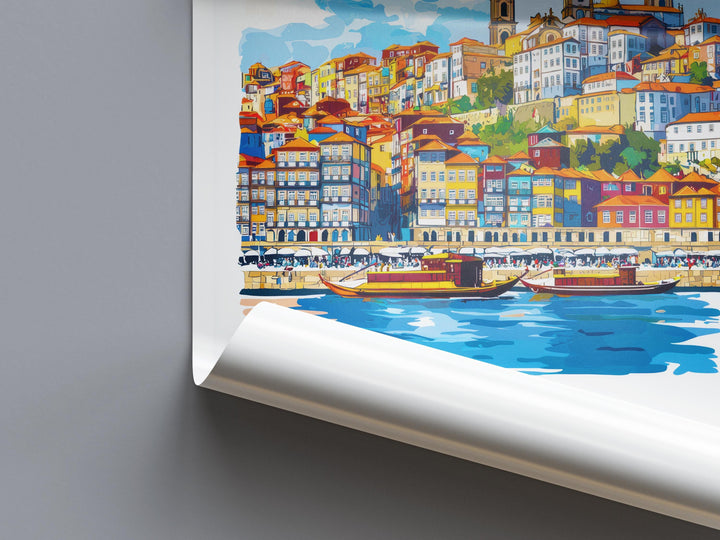Porto Watercolor Poster Wall Art Porto Wall Decor Home Décor Porto Gift Portugal Art Lover Gift, Travel Souvenir Print