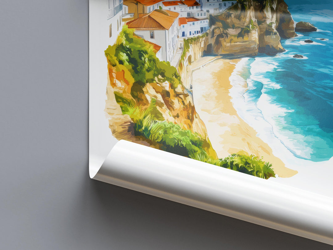 Cascais Watercolor Poster Wall Art Cascais Wall Decor Home Décor Cascais Gift Portugal Art Lover Gift, Travel Souvenir Print