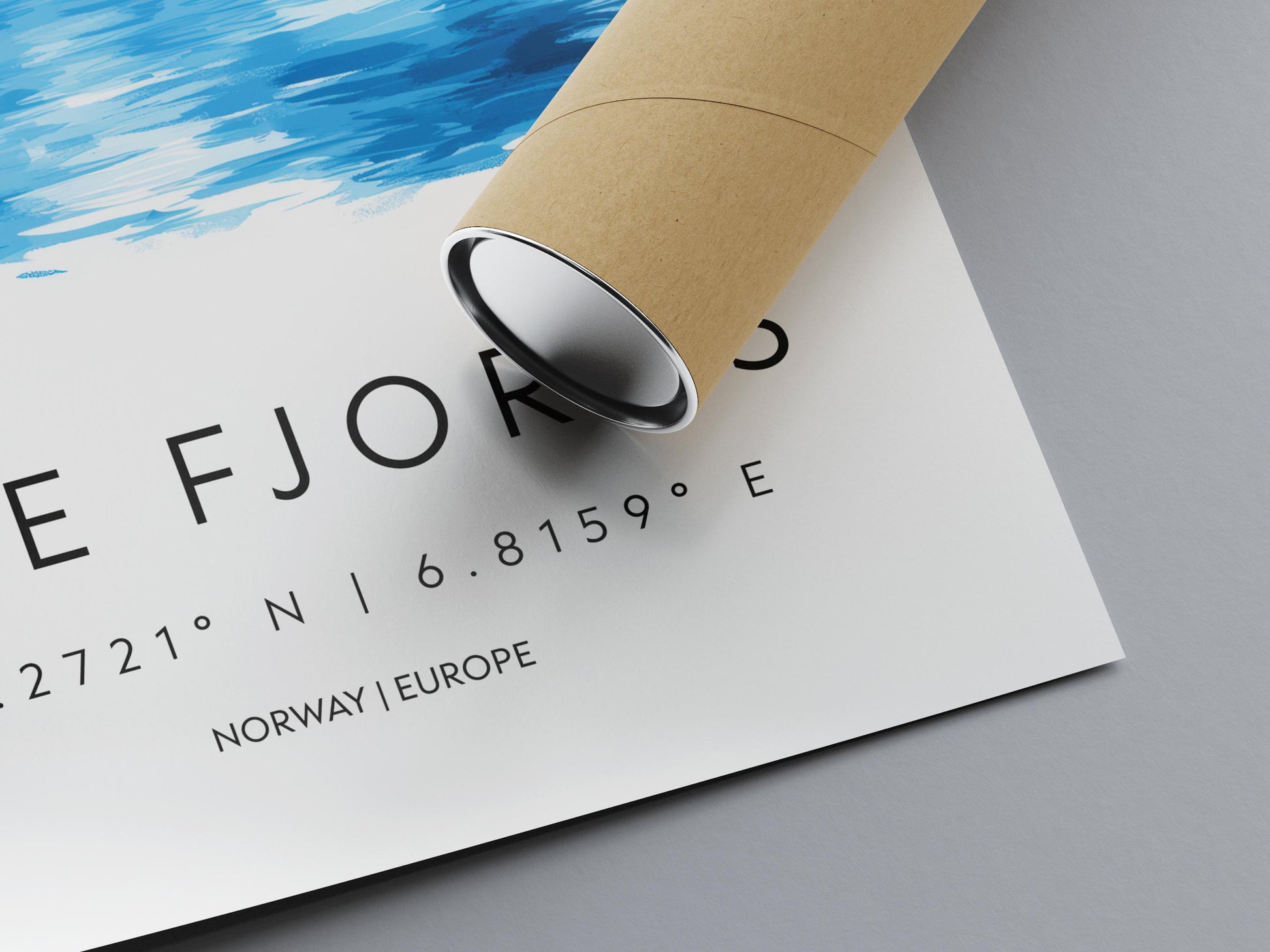 The Fjords Watercolor Poster Wall Art Fjords Wall Decor Home Décor The Fjords Gift Norway Art Lover Gift, Travel Souvenir Print