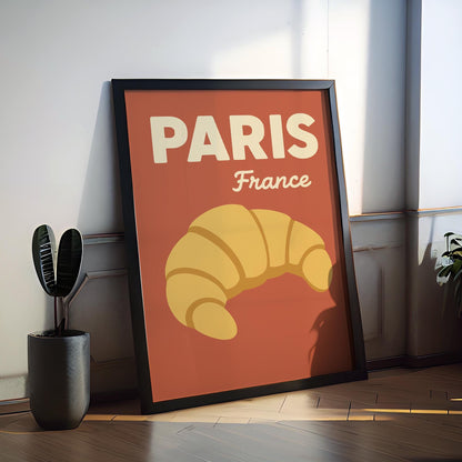 Paris Preppy Poster Wall Art Paris Wall Decor Home Décor Paris Gift France Art Lover Gift, Travel Souvenir Print