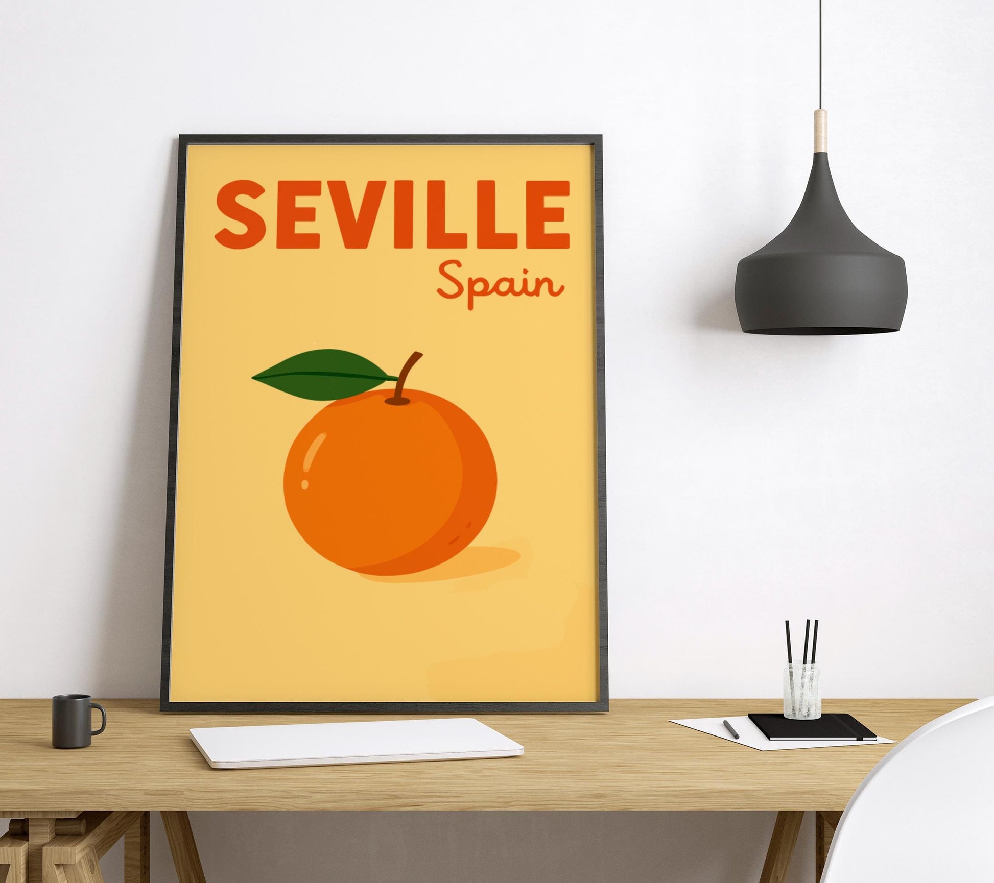 Seville Preppy Poster Wall Art Seville Wall Decor Home Décor Seville Gift Spain Art Lover Gift, Travel Souvenir Print