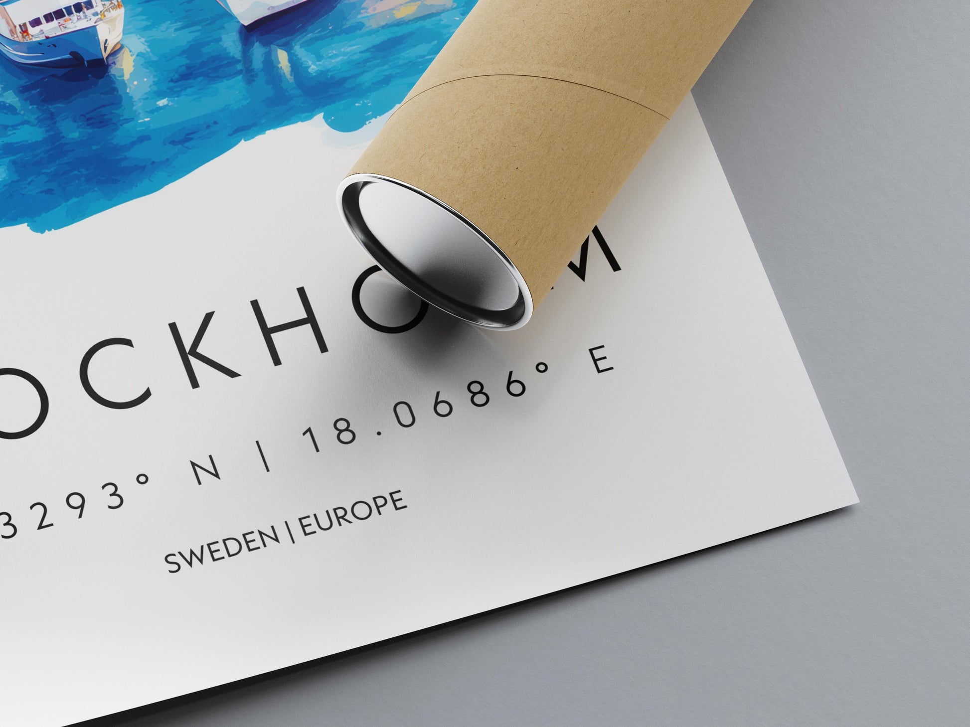 Stockholm Watercolor Poster Wall Art Stockholm Wall Hanging Home Décor Stockholm Gift Art Lovers Sweden Art Lover Gift