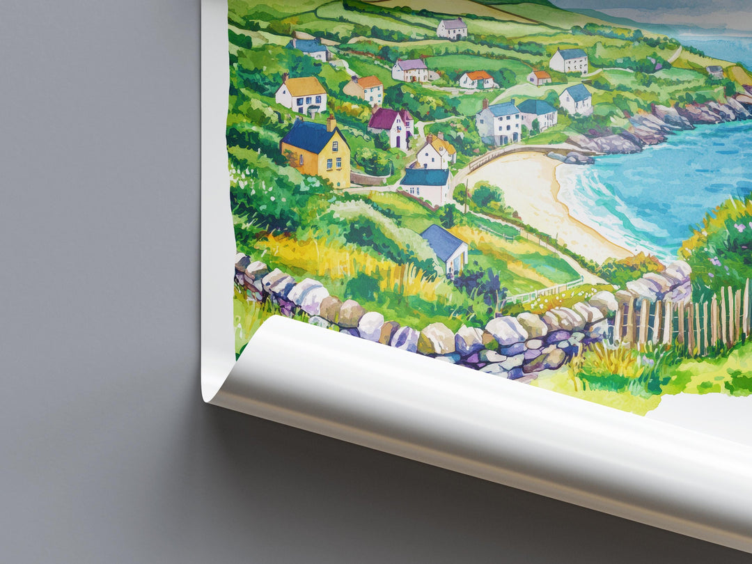West Cork Watercolor Poster Wall Art West Cork Wall Decor Home Décor West Cork Gift Ireland Art Lover Gift, Travel Souvenir Print