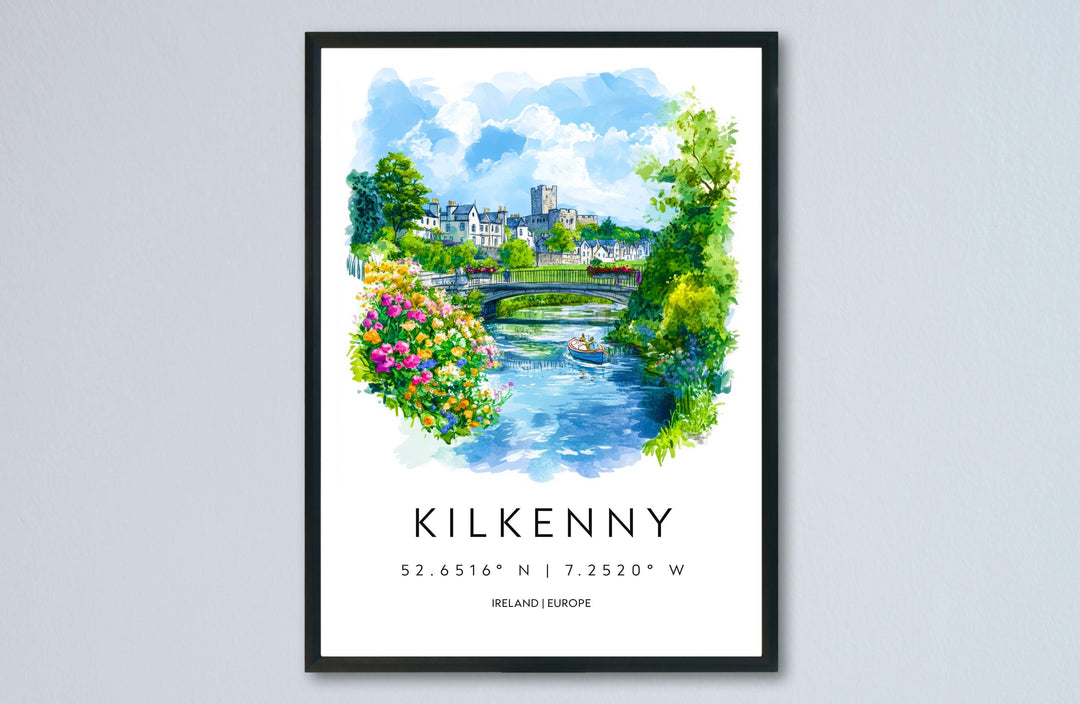 Killarney Watercolor Poster Wall Art Killarney Wall Decor Home Décor Killarney Gift Ireland Art Lover Gift, Travel Souvenir Print