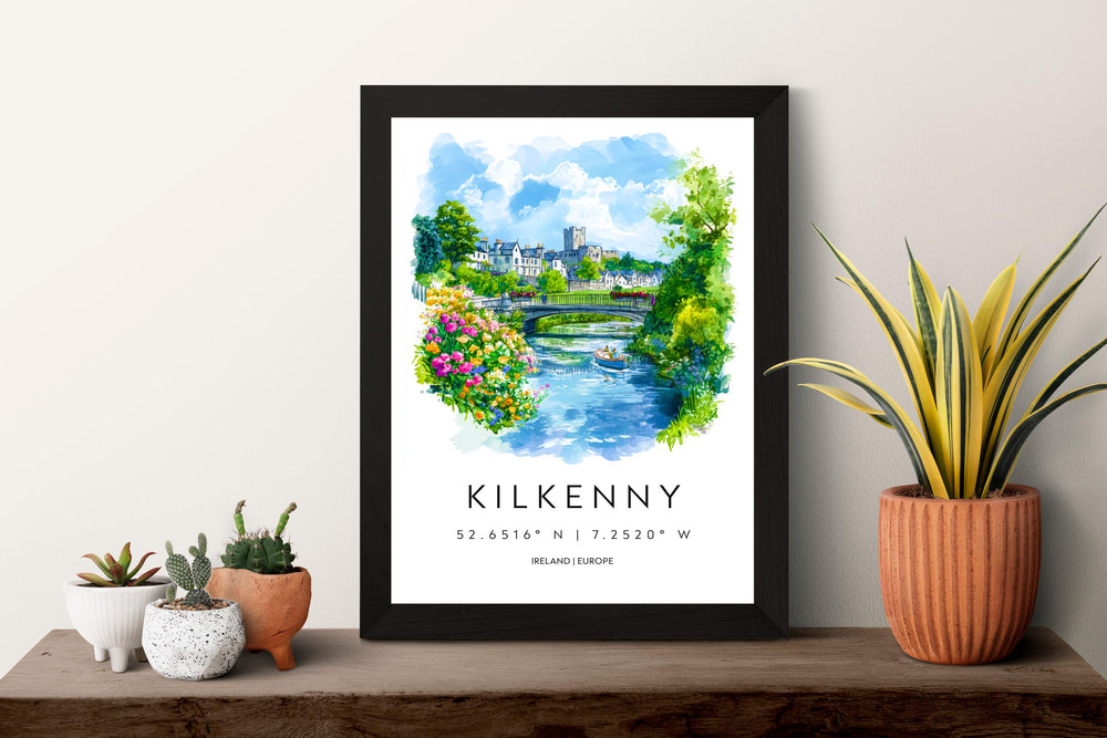 Killarney Watercolor Poster Wall Art Killarney Wall Decor Home Décor Killarney Gift Ireland Art Lover Gift, Travel Souvenir Print
