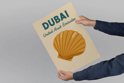 Dubai Preppy Poster Wall Art Dubai Wall Decor Home Décor Dubai Gift UAE Art Lover Gift, Travel Souvenir Print