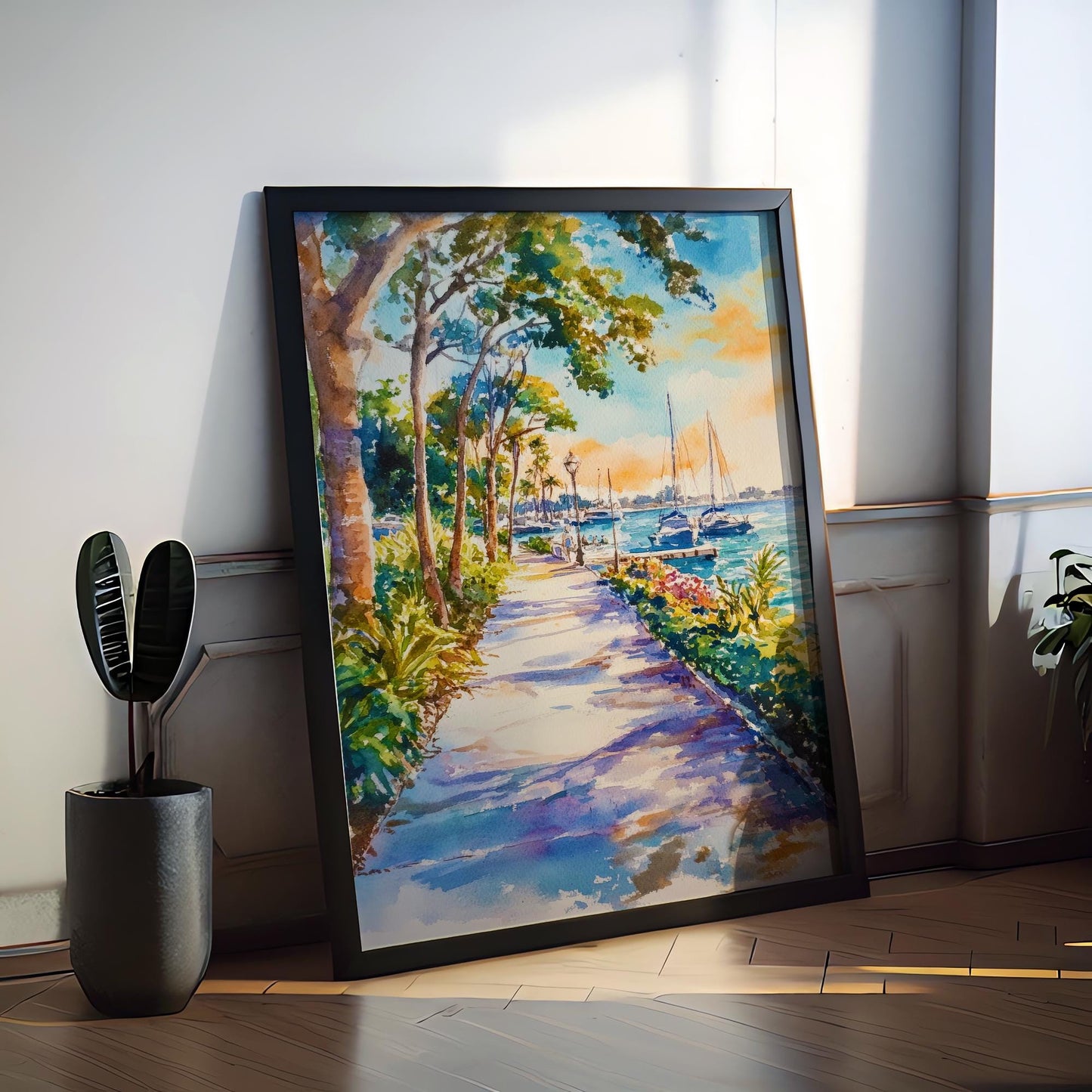 St. Petersburg Watercolor Poster Wall Art St. Petersburg Wall Hanging Home Décor St. Petersburg Gift Art Lovers United States Wall Art