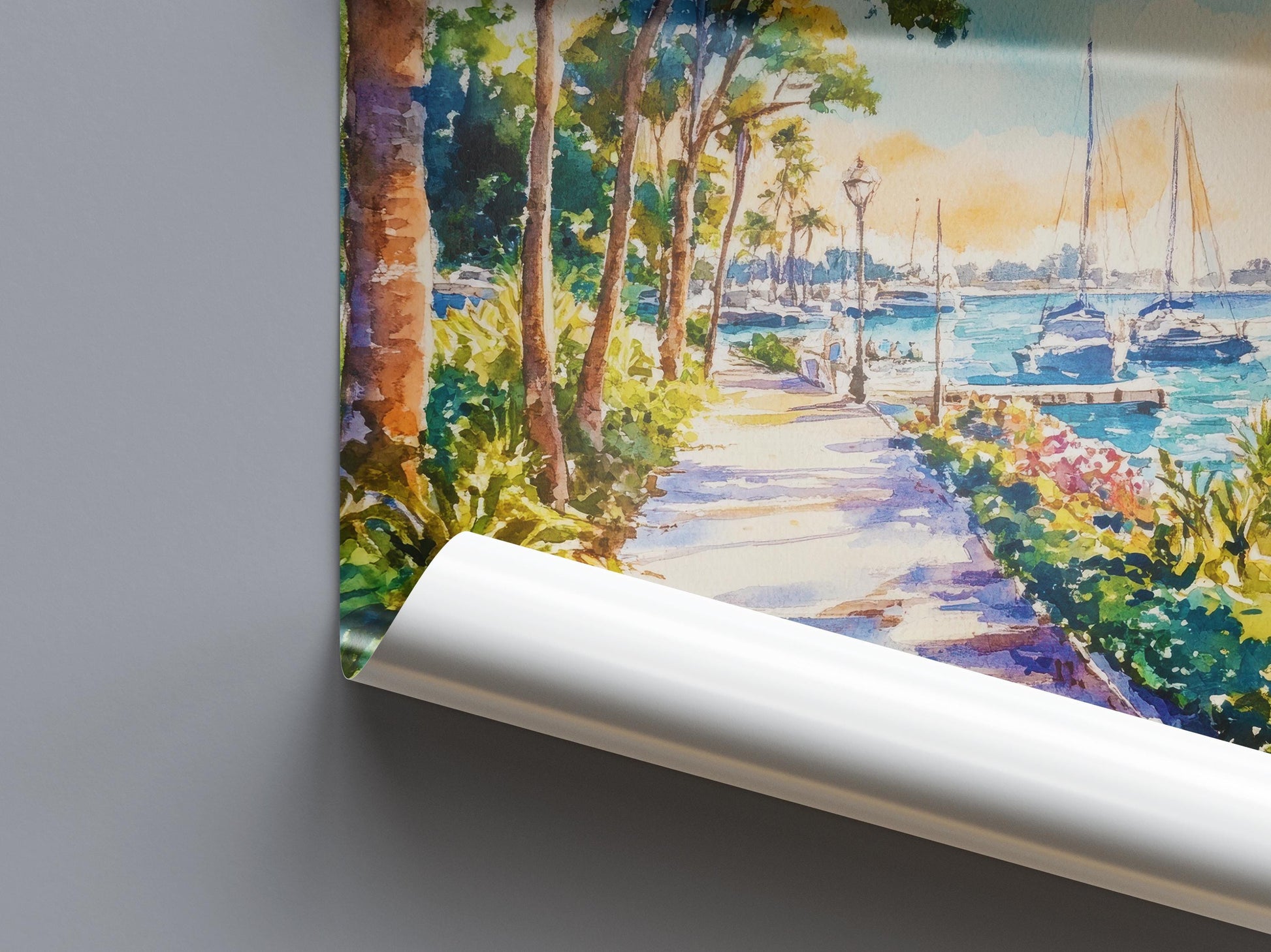 St. Petersburg Watercolor Poster Wall Art St. Petersburg Wall Hanging Home Décor St. Petersburg Gift Art Lovers United States Wall Art