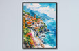 Amalfi Coast Watercolor Poster Wall Art Amalfi Coast Wall Hanging Home Décor Amalfi Coast Gift Art Lovers Italy Art Lover Gift Italy Art