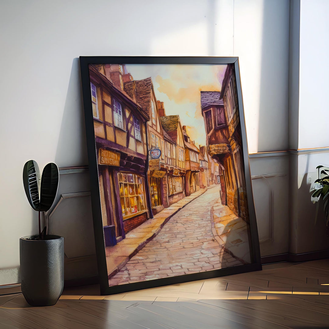 York Watercolor Poster Wall Art York Wall Hanging Home Décor York Gift Art Lovers United Kingdom Art Lover Gift United Kingdom Wall Art