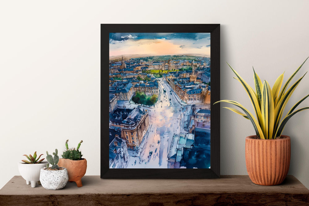 Harrogate Watercolor Poster Wall Art Harrogate Wall Hanging Home Décor Harrogate Gift Art Lovers United Kingdom Art Lover Gift Wall Art