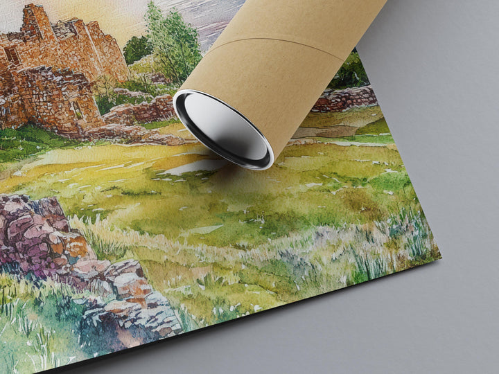Loch Ness Watercolor Poster Wall Art Loch Ness Wall Hanging Home Décor Loch Ness Gift Art Lovers Scotland Wall Art