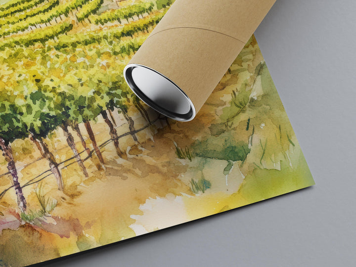 Wachau Watercolor Poster Wall Art Wachau Wall Hanging Home Décor Wachau Gift Art Lovers Austria Wall Art