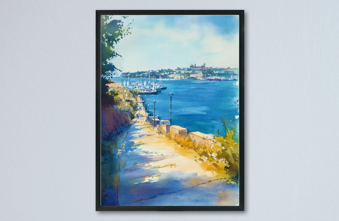 Plymouth Watercolor Poster Wall Art Plymouth Wall Hanging Home Décor Plymouth Gift Art Lovers United Kingdom Wall Art