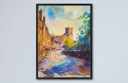 Richmond Watercolor Poster Wall Art Richmond Wall Hanging Home Décor Richmond Gift Art Lovers United Kingdom Wall Art