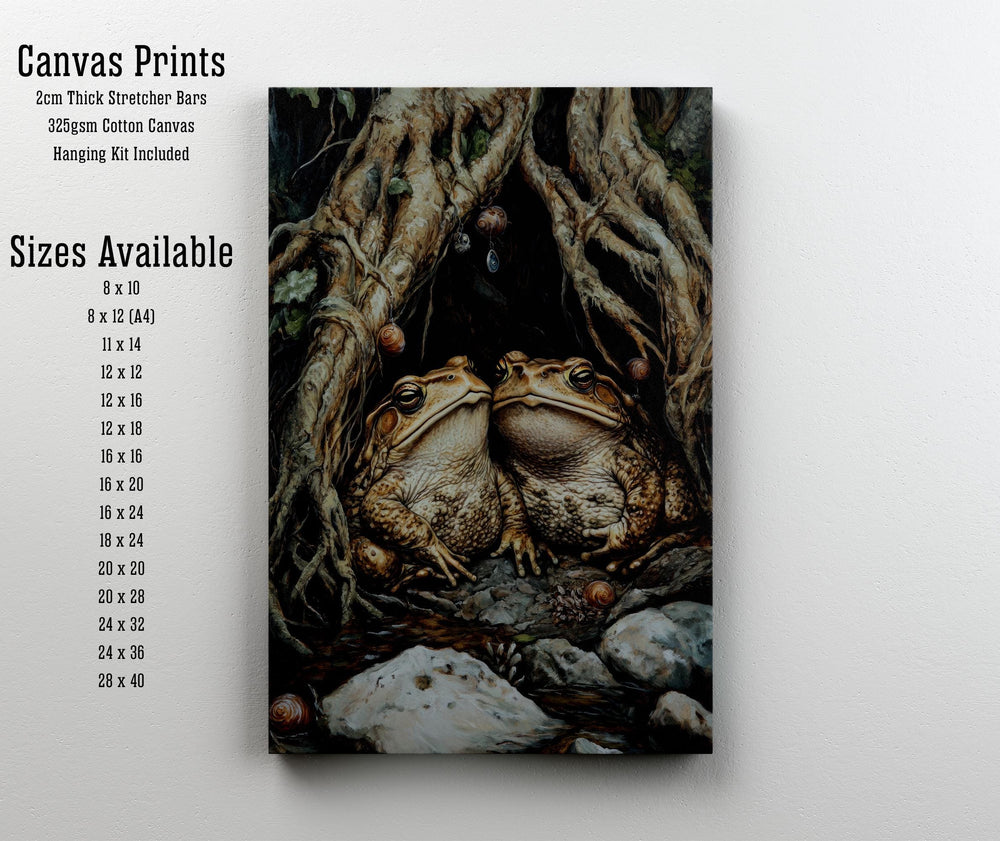 Toad Cottagecore Print | Vintage Enchanted Forest Art
