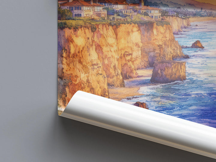 Newport Beach Watercolor Poster Newport Beach California Travel Print Wall Art Newport Beach Home Decor Newport Beach Gift Art Lovers Beach