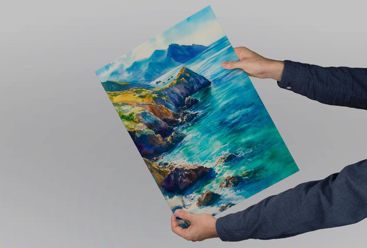 Channel Islands National Park Watercolor Poster Channel Islands California Travel Print Wall Art Channel Islands Home Decor Channel Islands
