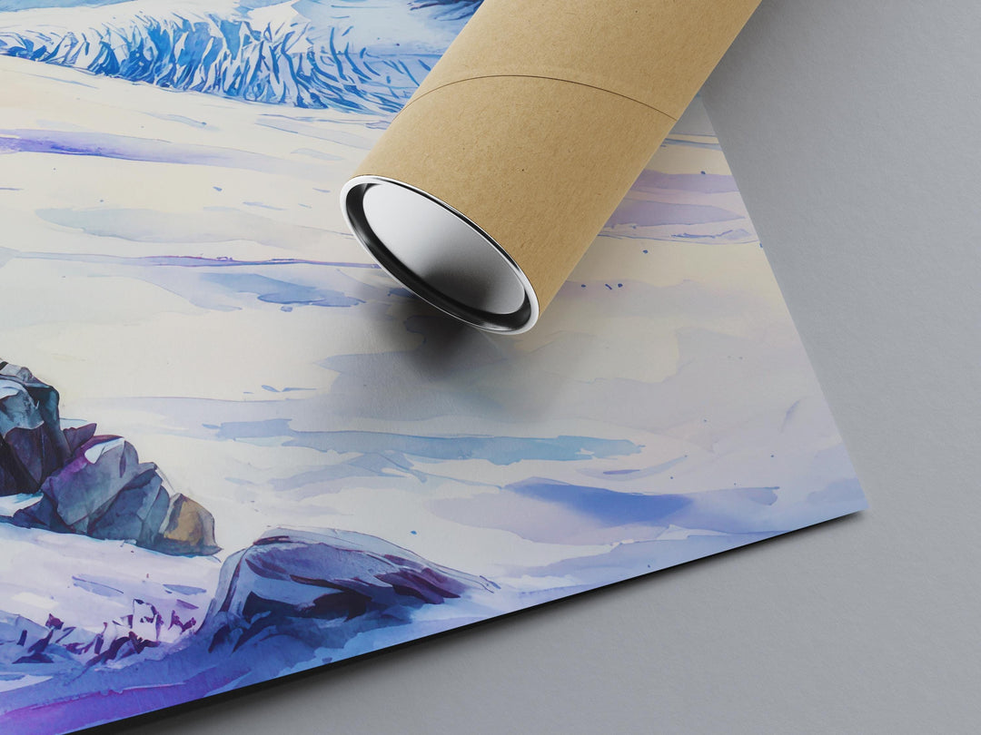 Jungfraujoch watercolor poster Wall Art Jungfraujoch Wall Hanging Home Décor Jungfraujoch Gift Art Lovers Switzerland Art Lover Gift