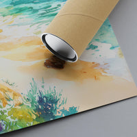 Algarve watercolor poster Wall Art Algarve Wall Hanging Home Décor Algarve Gift Art Lovers Portugal Art Lover Gift Portugal wall art