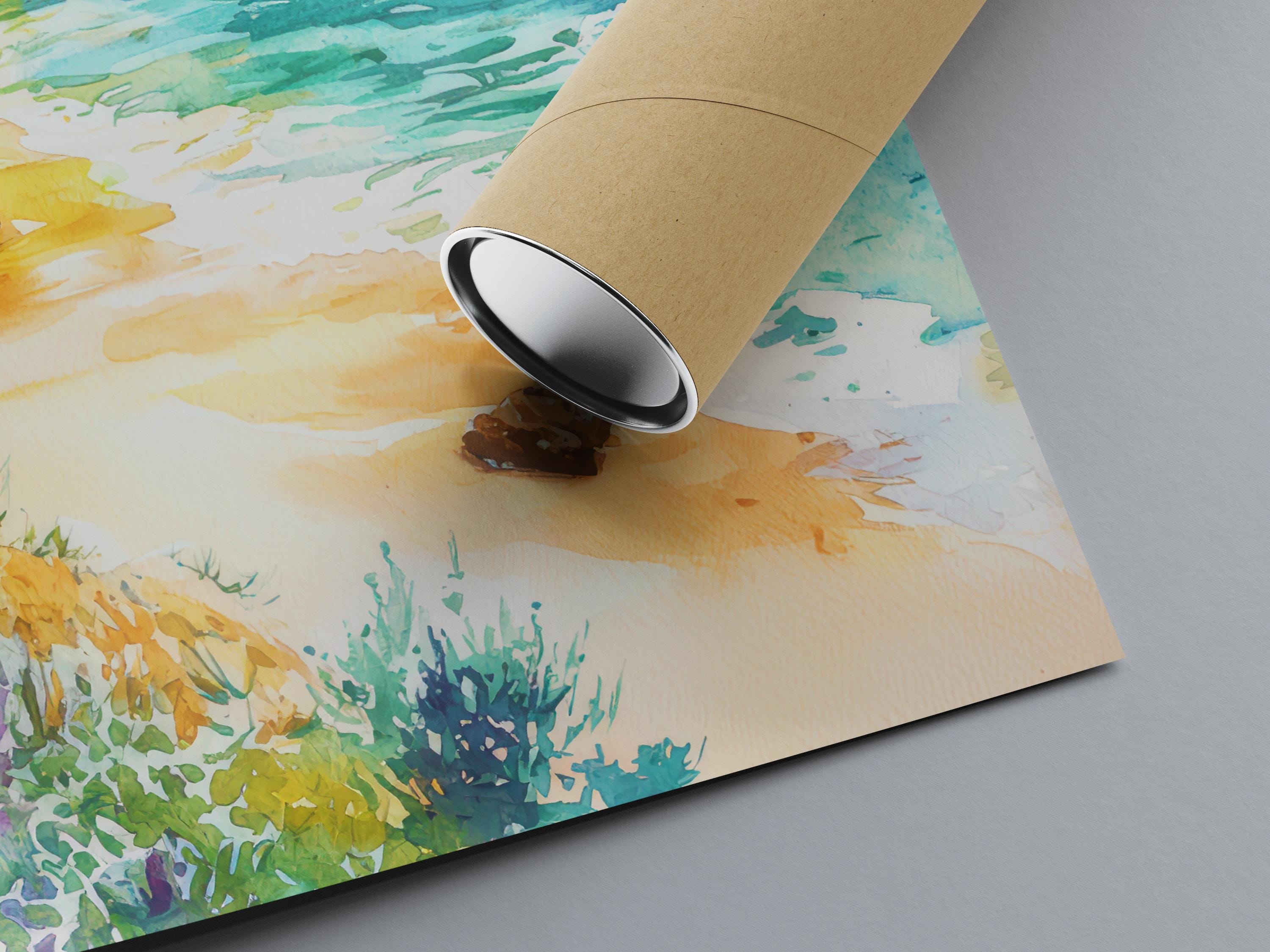 Algarve watercolor poster Wall Art Algarve Wall Hanging Home Décor Algarve Gift Art Lovers Portugal Art Lover Gift Portugal wall art