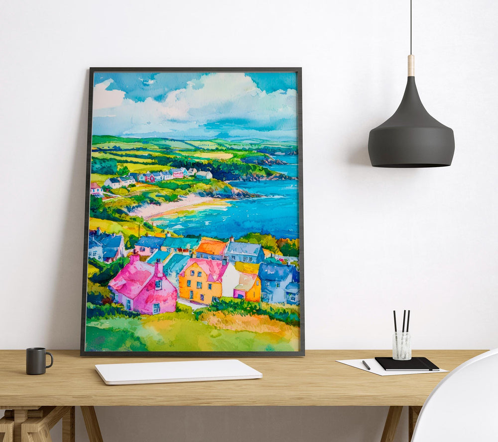 West Cork Watercolor Poster Wall Art West Cork Wall Hanging Home Décor West Cork Gift Art Lovers Ireland Wall Art West Cork Travel Poster