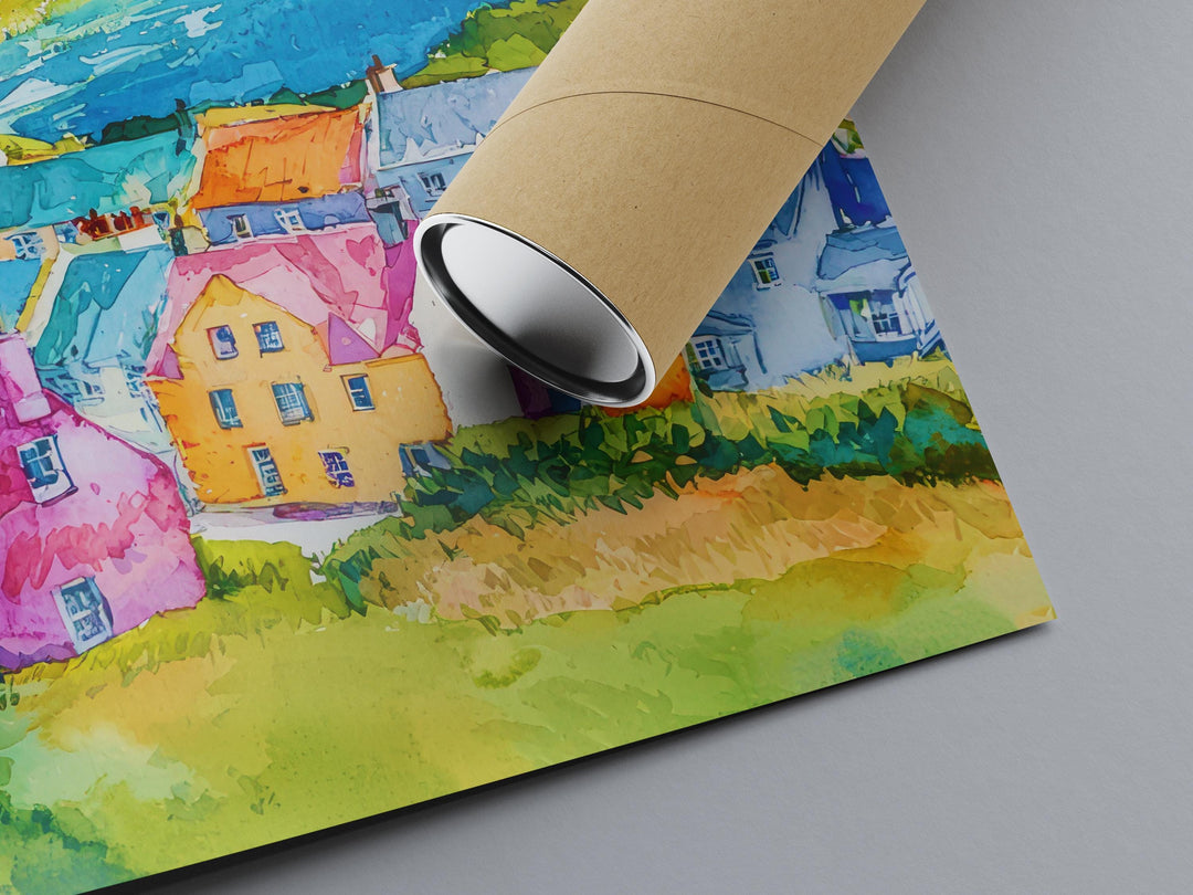 West Cork Watercolor Poster Wall Art West Cork Wall Hanging Home Décor West Cork Gift Art Lovers Ireland Wall Art West Cork Travel Poster