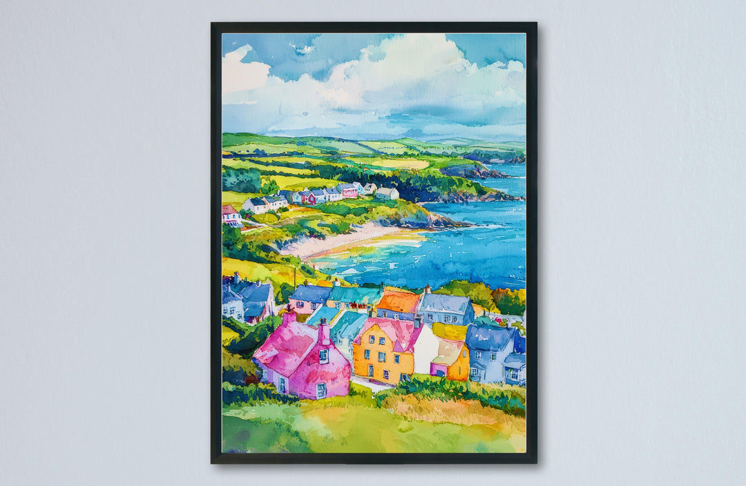 West Cork Watercolor Poster Wall Art West Cork Wall Hanging Home Décor West Cork Gift Art Lovers Ireland Wall Art West Cork Travel Poster